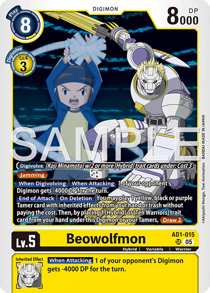 Beowolfmon [AD01-015] Super Rare