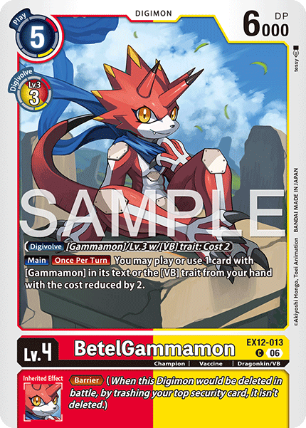 BetelGammamon [EX12-013] - Common