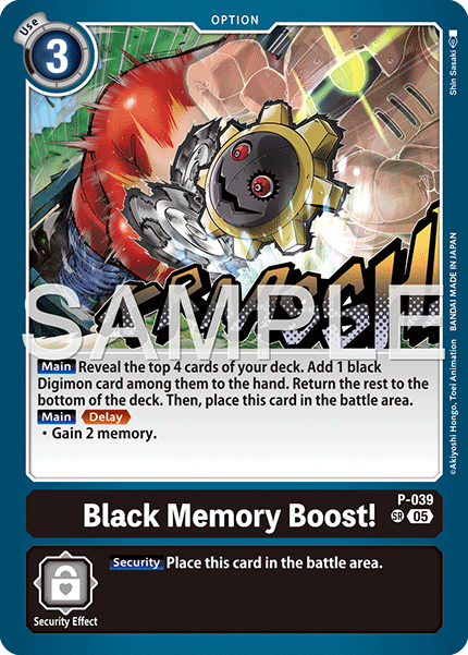 Black Memory Boost! [P-039] Super Rare