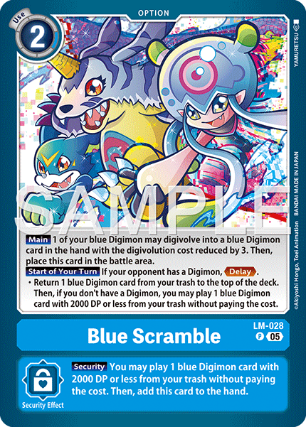 Blue Scramble [LM-028] Promo