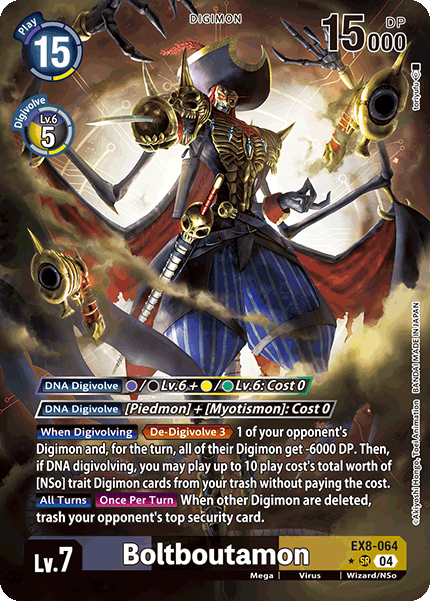 Boltboutamon [EX8-064] - Super Rare Alt Art 