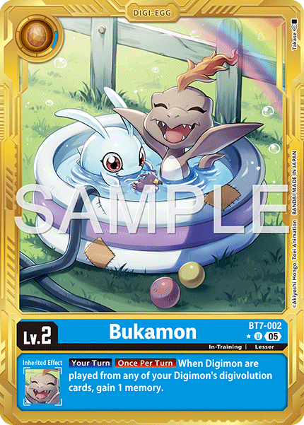 Bukamon [BT07-002] Limited Foil