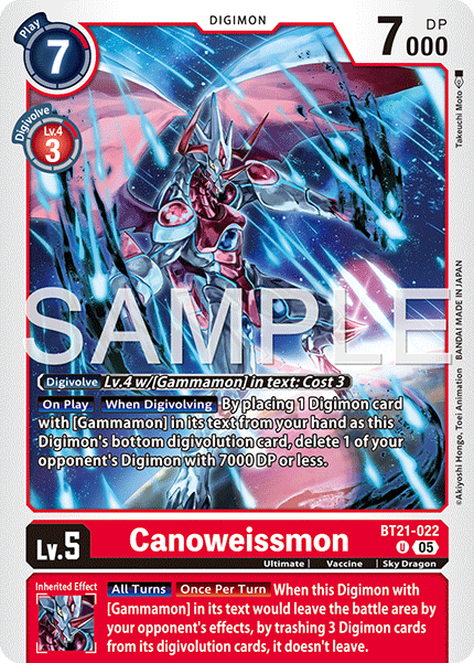 Canoweissmon [BT21-022] Uncommon