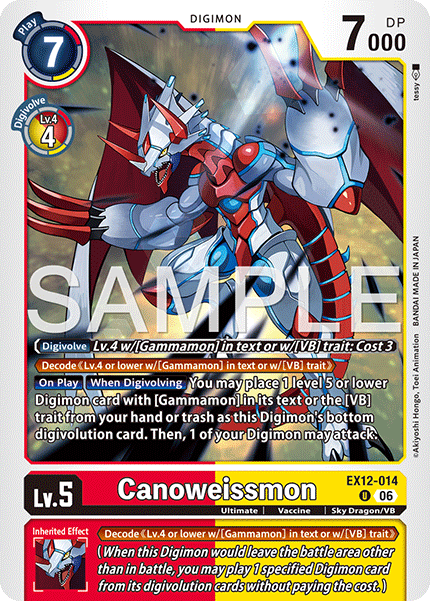 Canoweissmon [EX12-014] - Uncommon