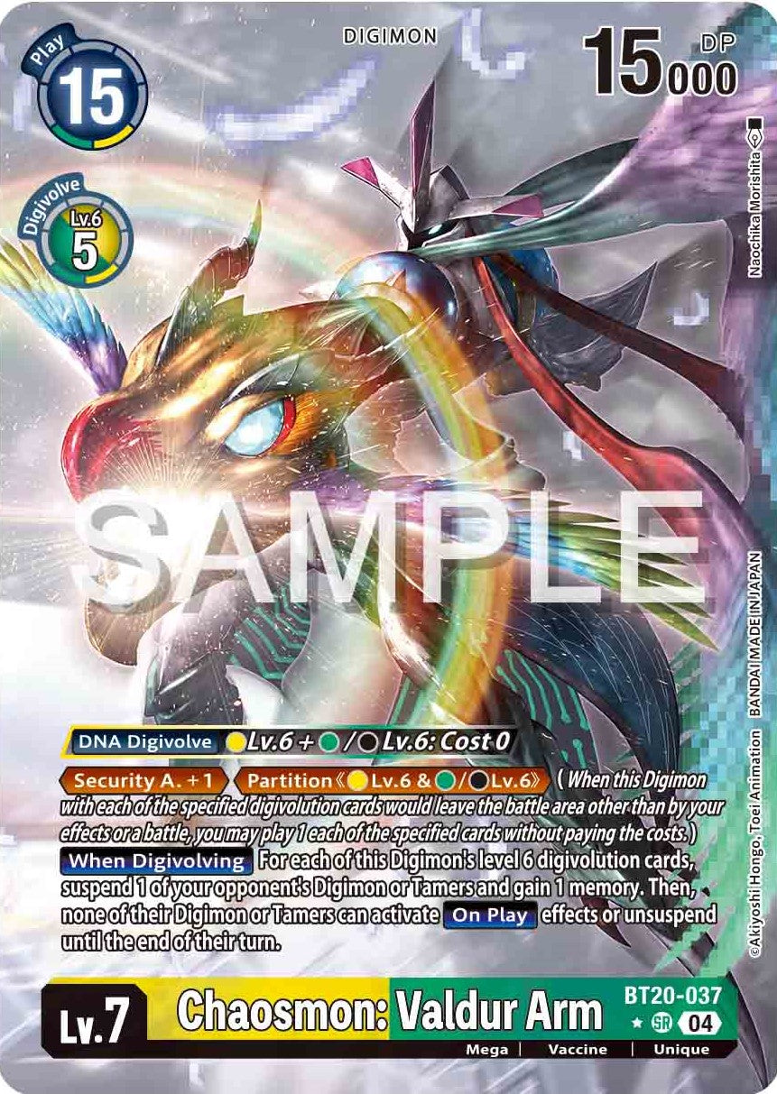 Chaosmon: Valdur Arm [BT20-037] Alternate Art