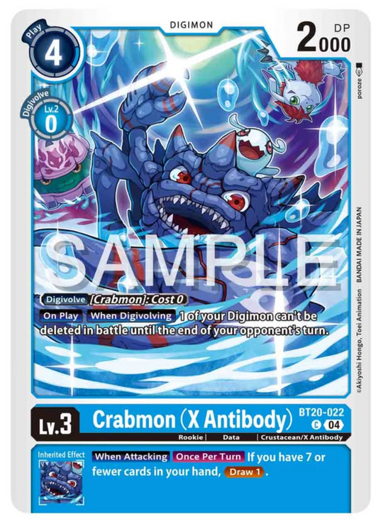 Crabmon (X Antibody) [Bt20-022]