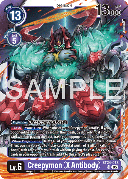 Creepymon (X Antibody) [BT24-078] Super Rare
