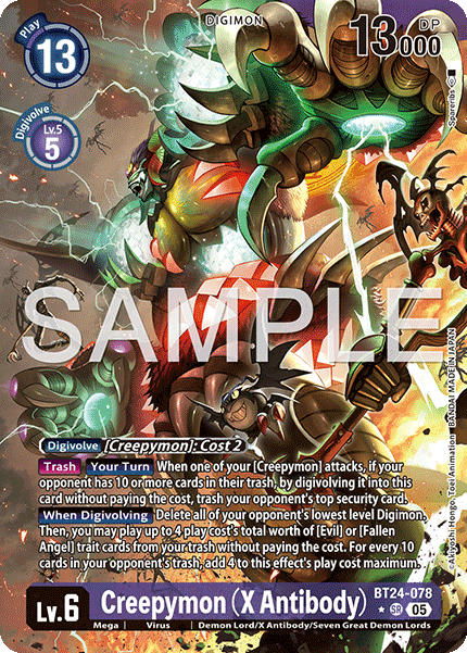 Creepymon (X Antibody) [BT24-078] Super Rare Alt Art