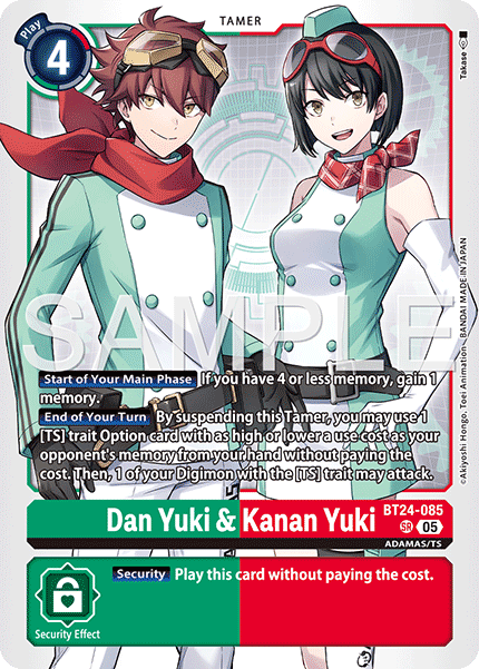 Dan Yuki & Kanan Yuki [BT24-085] Super Rare