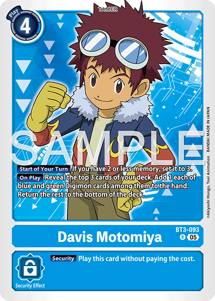 Davis Motomiya [BT03-093] Rare
