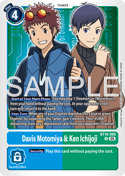Davis Motomiya & Ken Ichijoji [BT16-085] Rare