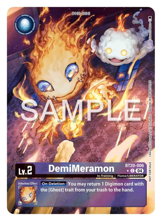 DemiMeramon [Bt20-006] Box Topper