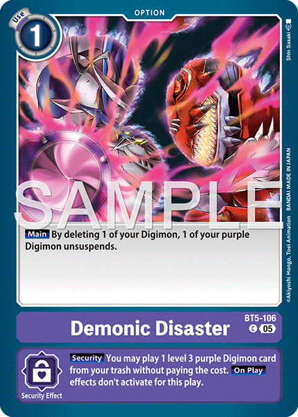 Demonic Disaster [BT05-106] Common