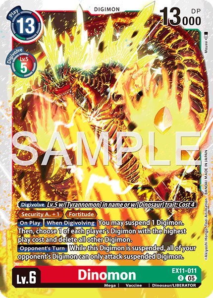 Dinomon [EX11-011] Rare
