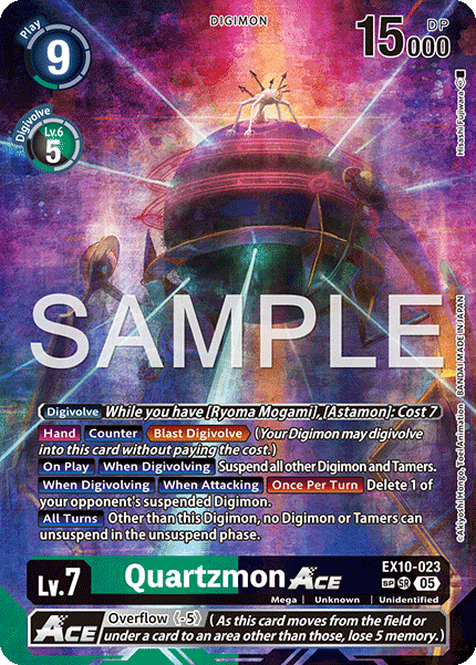 Quartzmon Ace [EX10-023] Super Rare Special Print