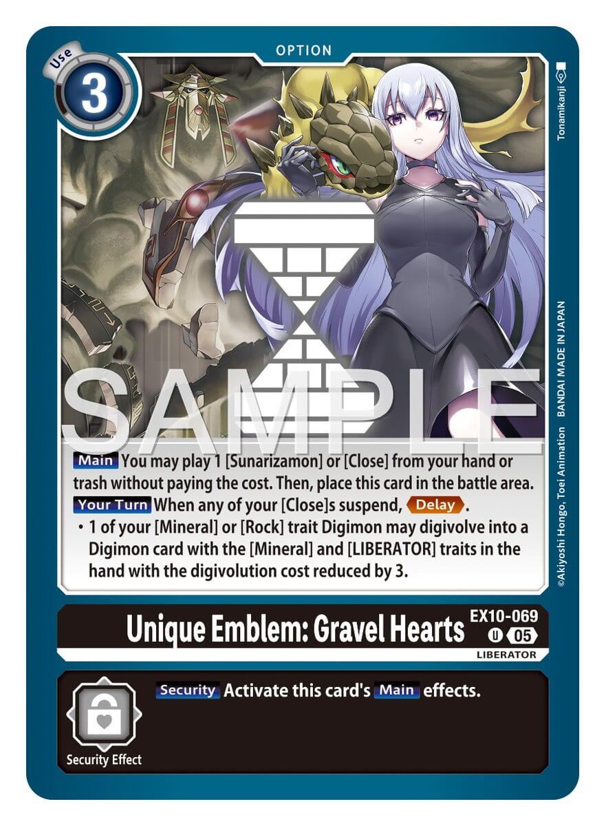 Unique Emblem: Gravel Hearts [EX10-069]