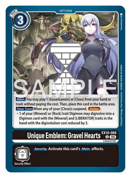 Unique Emblem: Gravel Hearts [EX10-069]