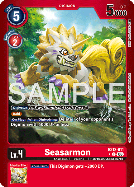 Seasarmon [EX12-011] - Uncommon Limited Foil