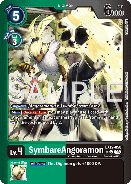 SymbareAngoramon [EX12-050] - Common Limited Foil