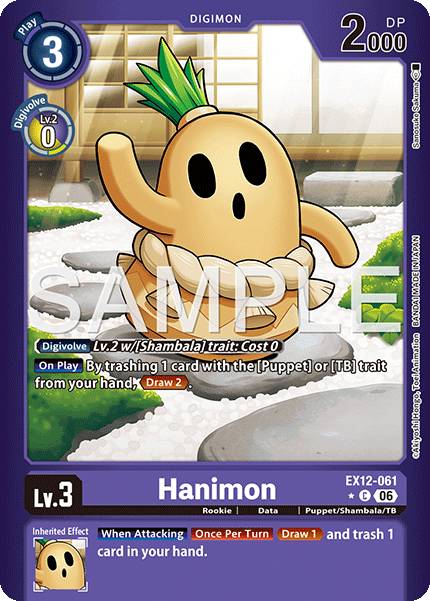 Hanimon [EX12-061] - Common Limited Foil