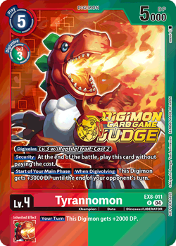 Tyrannomon  BT20-068 Judge Stamp