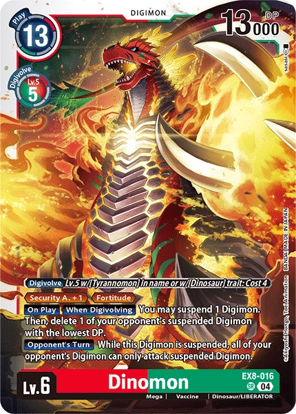 Dinomon [EX8-016] - Super Rare