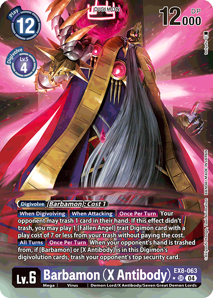 Barbamon (X Antibody) [EX8-063] Super Rare Alt Art