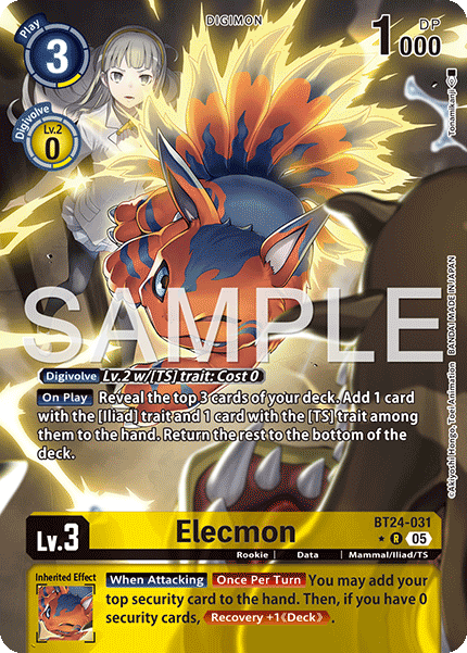 Elecmon [BT24-031] Rare Alt Art