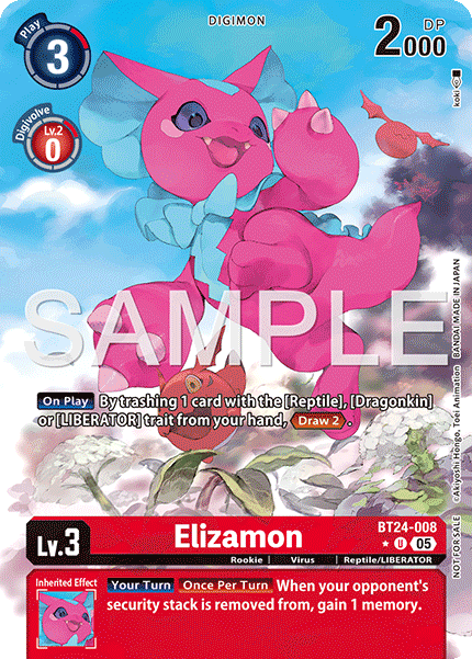 Elizamon [BT24-083] Limited Foil