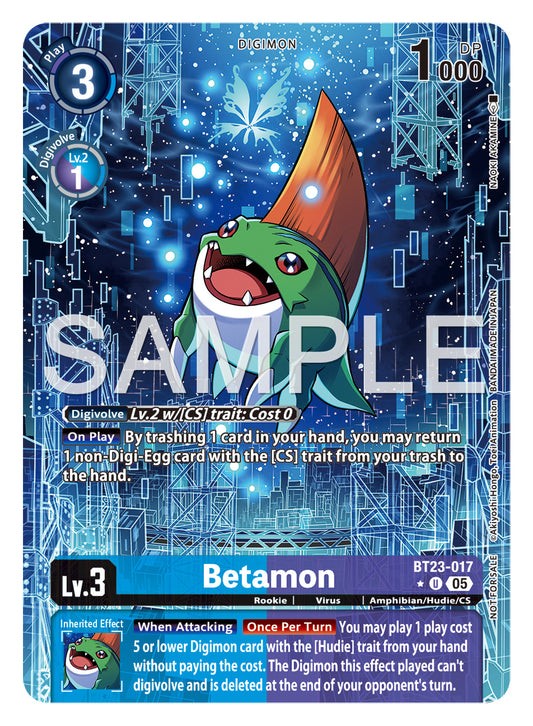 Betamon (BT23-017) Box Topper