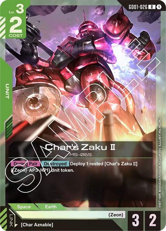 Chars Zaku Z II  [GD01-026]