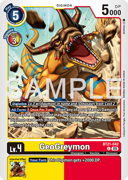 Geogreymon [BT21-042] Common