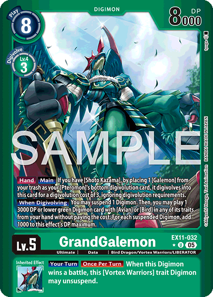 GrandGalemon [EX11-032] Alt Art