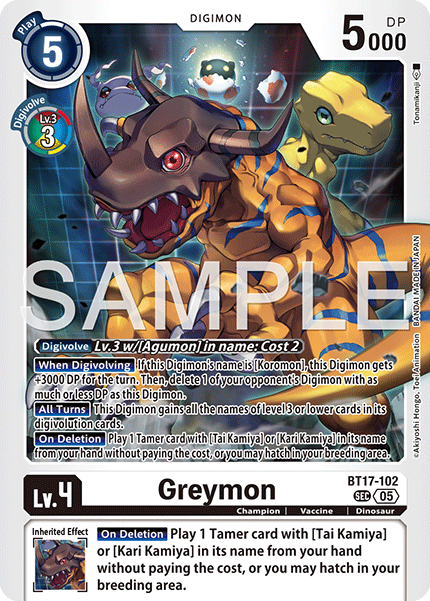 Greymon [BT17-102] Secret