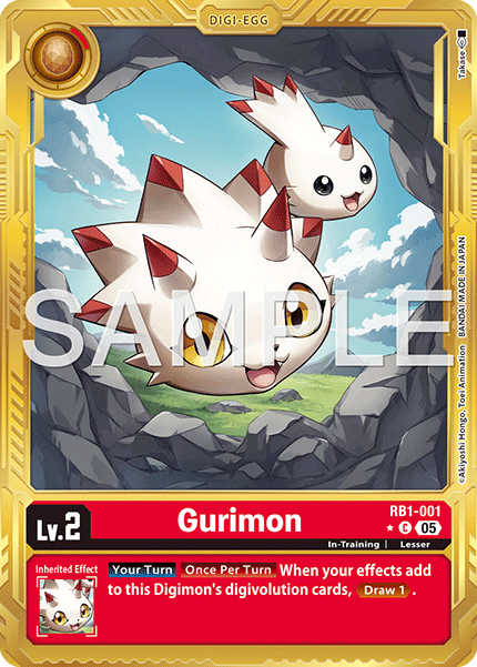 Gurimon [RB01-001] Limited Foil