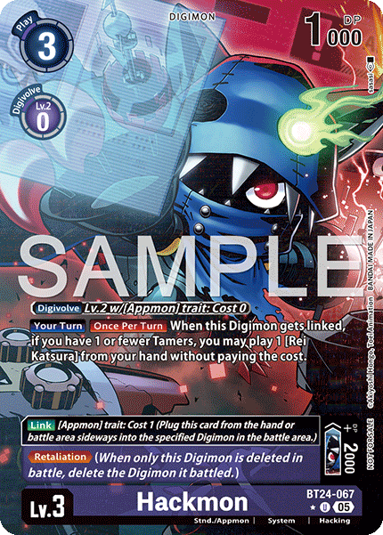 Hackmon [BT24-067] Limited Foil