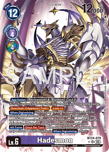 Hadesmon [BT24-079] Super Rare Alt Art
