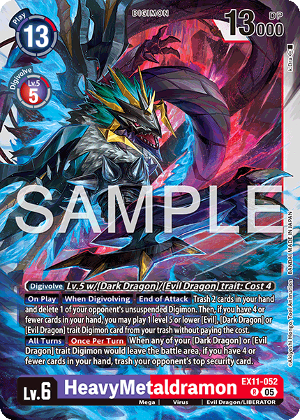 HeavyMetaldramon [EX11-052] Rare