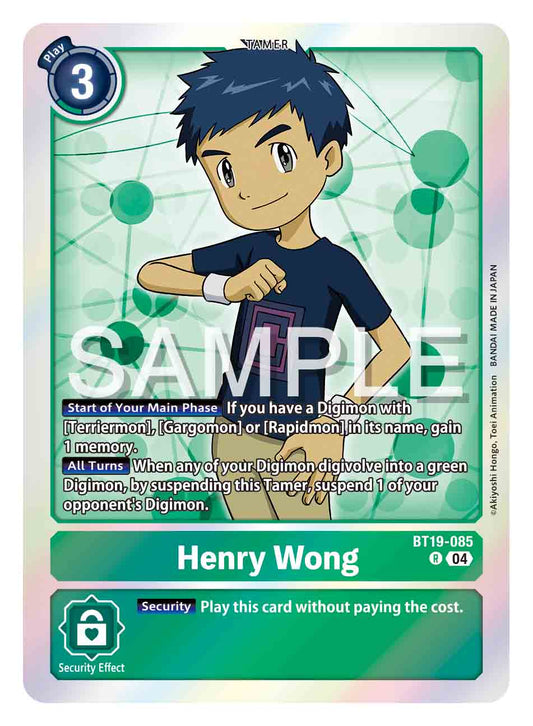 Henry Wong [Bt19-085]