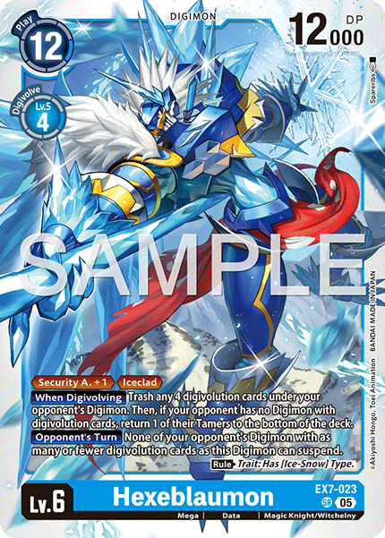 Hexeblaumon [EX07-023] Super Rare