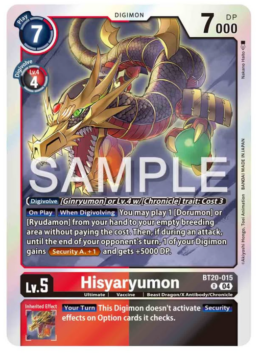 Hisyaryumon [Bt20-015]