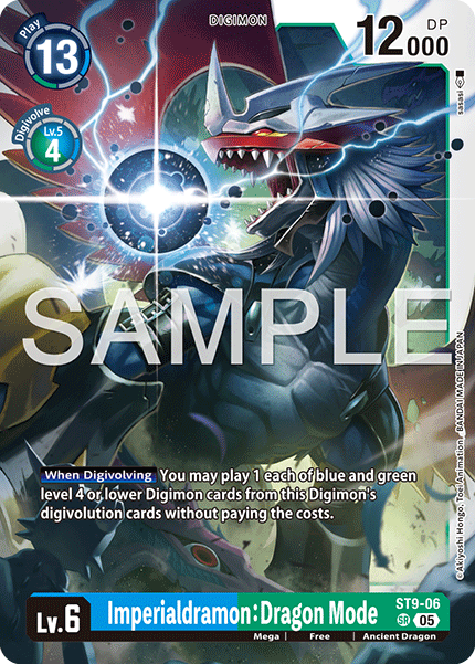 Imperialdramon: Dragon Mode [ST09-06] Super Rare