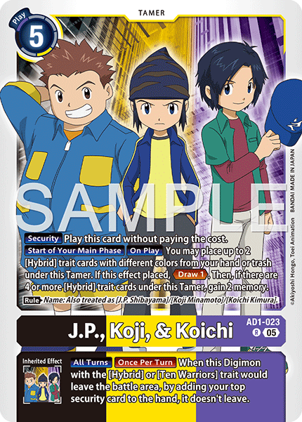 J.P., Koji, & Koichi [AD01-023] Rare