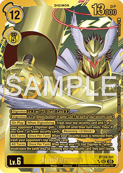 Jupitermon [BT24-101] Secret 2 Star Alt Art