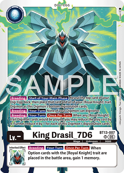 King Drasil_7D6 [BT13-007] Super Rare