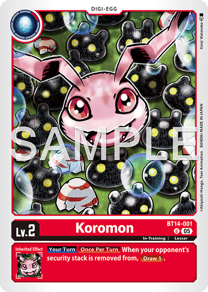 Koromon [BT14-001] Uncommon