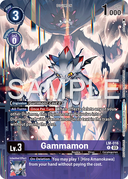 Gammamon [LM-016] Box Topper