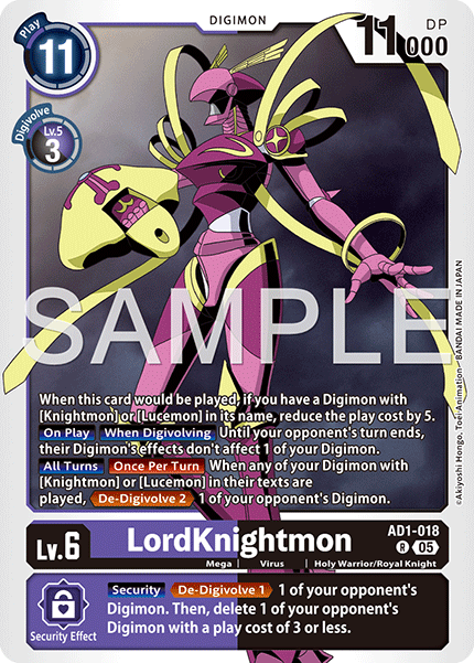 LordKnightmon [AD01-018] Rare
