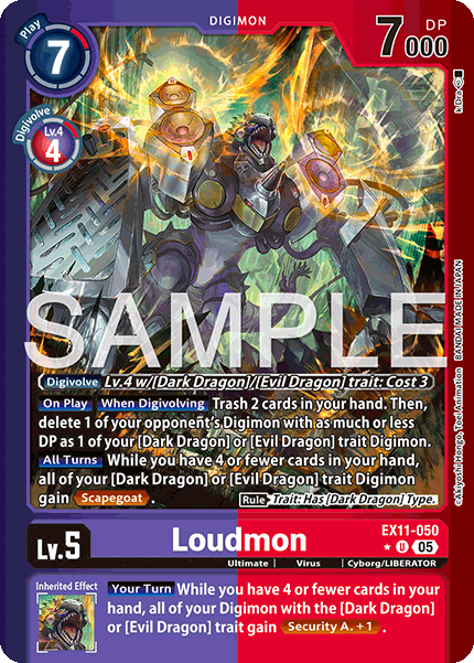 Loudmon [EX11-050] Alt Art