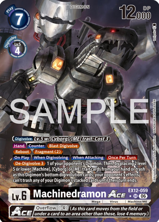 Machinedramon Ace [EX12-059] - Super Rare Alt Art